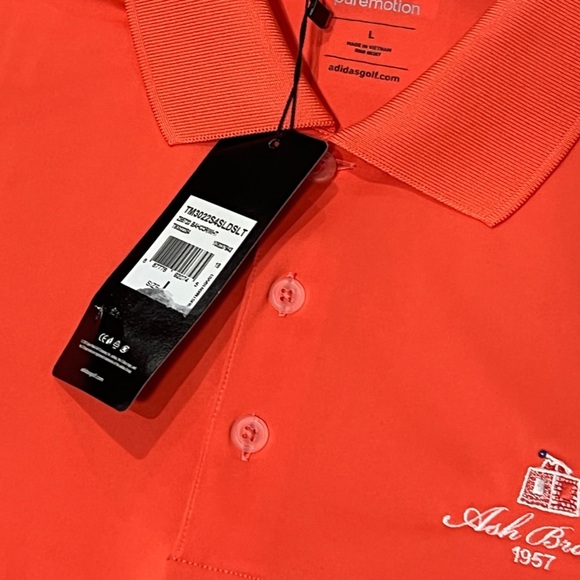 Ashbrook Golf Course New Jersey Adidas Golf Golfer New Mens Shirt - Picture 4 of 6